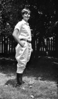 1920s woman daring to wear pants!