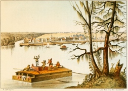 Bayou Sacra Luisiana - Henry Lewis 1854